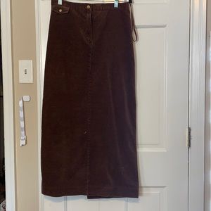 Beautiful brown Corduroy skirt